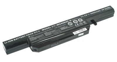 Аккумуляторная батарея для ноутбука DNS W540BAT-6 Clevo W540 11.1V Black 4400mAh Orig High Copy