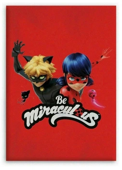 Дитячий флісовий плед Miraculous Леді Баг та Суперкіт, розмір 100х140 см, Принт 656