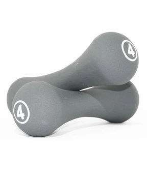 Гантели неопреновые пары Neoprene dumbbell серый 2х4кг (LS2002-B4)