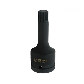 Головка для ступицы TOPTUL хром молибденовая M18 3/4 105мм черная (619109)