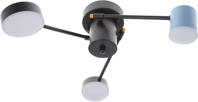 Люстра Brille BR-01 646C/3 LED 22W BK/BL (24-821)