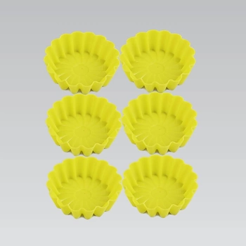Силиконовая форма для выпечки кексов Набор из 6 силиконовых форм Maestro MR-1176 "Цветок"