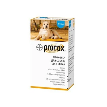 Оральная суспензия Bayer Procox против глистов, 7.5 мл