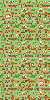 Мультифункциональная повязка Fram-Trube Adventure Зеленый