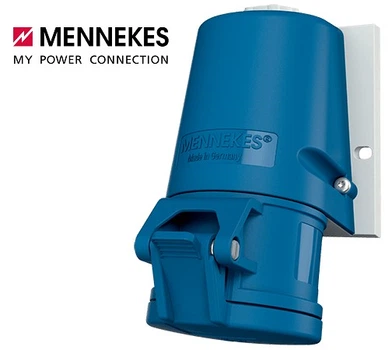 Настінна розетка MENNEKES 32A3P 6H230V IP44 1 шт (арт. 27005)