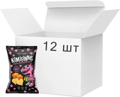 Упаковка снеков кукурузных Mclloyd's Kimifinne с соленой карамелью органических 30 г х 12 шт (0.36 кг) (8588007731469)