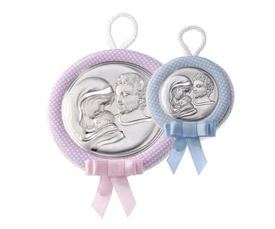 Ікона дитяча Valentі Свята Родина (Ø6,5 см) 10489 1 RA