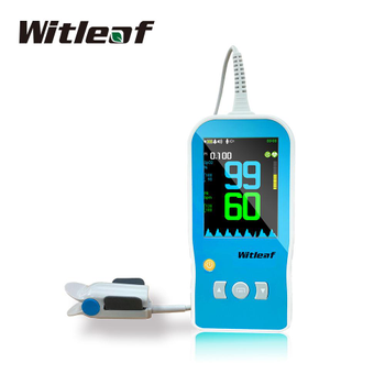 Пульсоксиметр проводный профессиональный Witleaf WIT-S300 Professional Blue (Взрослый сенсор)
