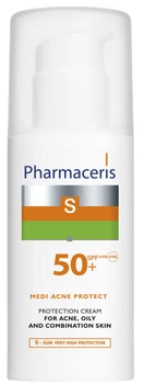 Сонцезахисний крем Pharmaceris S Medi Spf 50+ для шкіри з акне 50 мл (5900717149052)
