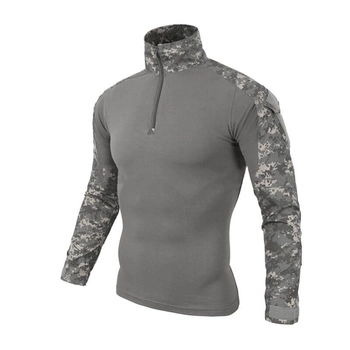Рубашка тактическая Lesko A655 Camouflage UCP XXL (38 р.) кофта с длинным рукавом камуфляжная армейская (K/OPT2_4256-12568)