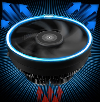 Кулер процессорный PCCooler E121 III, Intel: 1150/1151/1155/1156/775, AMD: AM2/AM2+/AM3/AM3+/AM4/FM1/FM2/FM2+, 3-pin