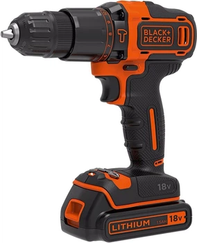 Акумуляторна дриль-шуруповерт Black+Decker BDCHD18KB