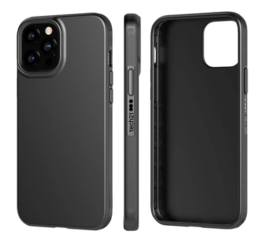 Протиударний чохол з антимікробним покриттям Tech21 Evo Slim для Iphone 12/12 Pro (6.1") Black