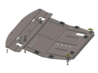Захист картера Infiniti JX 12-13, QX60 15-21 ZipoFlex Кольчуга