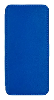 Чехол из натуральной кожи Logarm Genuine Leather Book для Microsoft Lumia 535 (без функции подставки) Синий