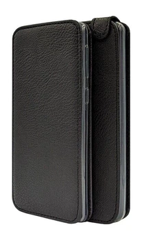 Чохол-фліп Logarm Leather Flip для Motorola Moto G24 Чорний