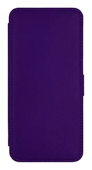 Чохол із натуральної шкіри Logarm Genuine Leather Book для Samsung Galaxy M53 5G (без функції підставки) Фіолетовий