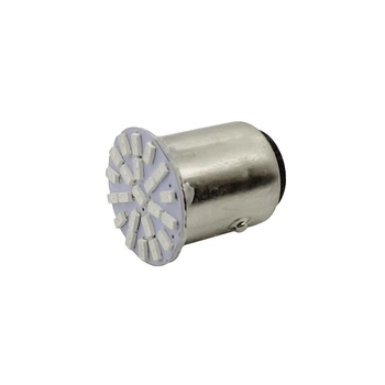 Світлодіодна лампа Avolt P21/5W 3014-22smd червона 12V (16502)