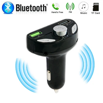 Fm модулятор в машину "HZ - H28BT", Черный Bluetooth трансмиттер для авто (1008991-Black)