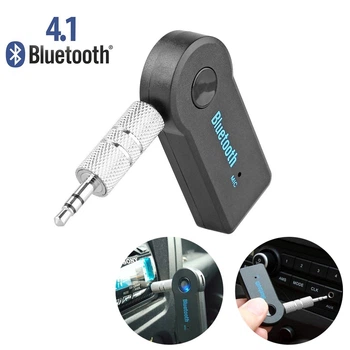 Блютуз адаптер в машину Car Music Receiver Aux Bluetooth (1008990-Black)