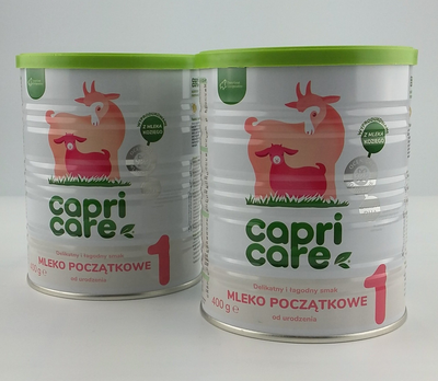 Дитяча суміш Capricare 1, на основі козячого молока, від народження (400 г)