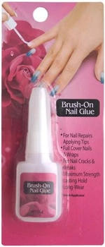 Клей для ногтей с кисточкой Brush-On Nail Glue 10 грамм