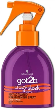 Термозахисний випрямляючий спрей Got2b Heat-Activated Straightening Spray 200 мл