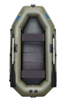 Лодка пвх гребная надувная двухместная ΩMega 250LS PS хаки