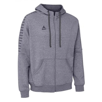 Толстовка Select Torino zip hoodie серая 2XL 625200-030