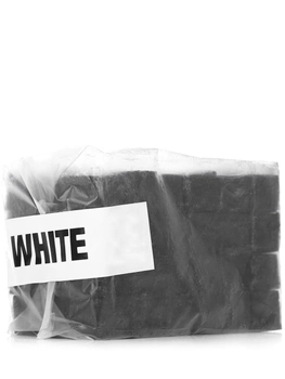 Ореховый уголь для кальяна The WHITE 1 кг без коробки (кубик 25 мм, 72 шт в упаковке)