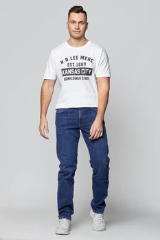Джинси Lee Western Biker Relaxed Fit (L70WNLWI) Синій 31-32