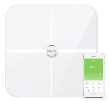 Весы напольные Yolanda Body Fat Composition White Wifi&Bluetooth (CS20C)