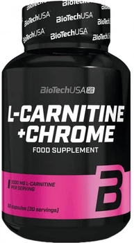 Жиросжигатель Biotech L-carnitine+chrome for her 500 мг 60 таблеток (197346)