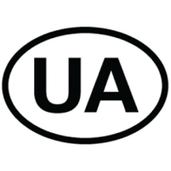 Наклейка інформаційна "UA"