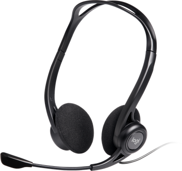 Навушники Logitech 960 з мікрофоном Black (981-000100) (955555912160866) - Уцінка