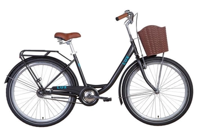 Велосипед 26" DOROZHNIK LUX черный с синим 2021