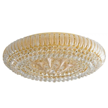 Люстра потолочная торт с подсветкой большая BCL-390S/17*E14+37 LED Brille L116-011