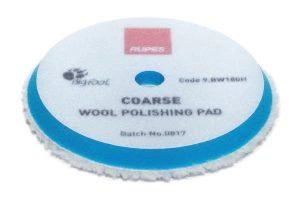 Полировальный круг Rupes из шерсти Ø 150/170 мм COARSE Синий (9.BW180H)