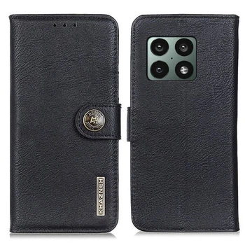 Чехол-книжка с застежкой KHAZNEH Wallet Cover для OnePlus 10 Pro - Black