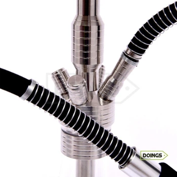 Пружина для трубки (шланга) кальяну - Hookah Team 19 * 110 mm, Silver