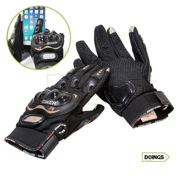 Мото перчатки сенсорные - Pro Biker MCS-01C Black - XXL