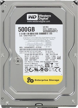 Накопитель HDD SATA 500GB WD RE 7200rpm 64MB (WD5003ABYZ) - Refubrished