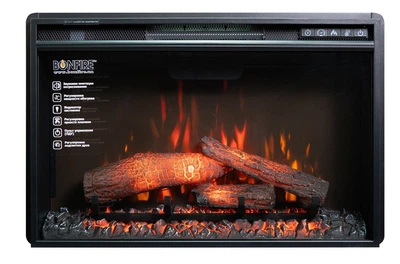 Электрический камин Bonfire Coral 19-26L (69*44,7см,со звуком, инфракрасный обогрев)