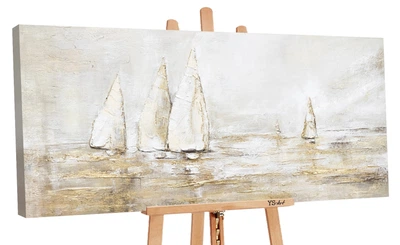 Картина ручной работы YS Art «Солнечные блики», 140×70 см (PS132C)