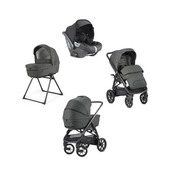 Дитяча універсальна коляска 4 в 1 Inglesina Aptica XT (автокрісло Cab) Charcoal Grey