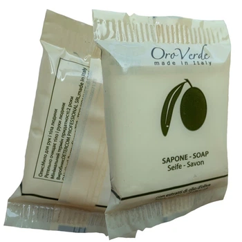Мыло Oro Verde made in Italy во флоупаке 20 гр упаковка 50 шт