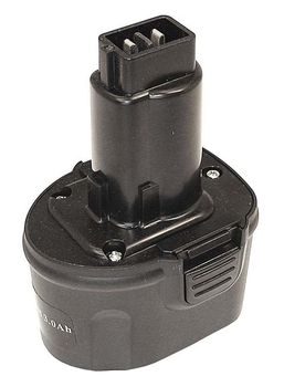 Акумулятор для шуруповерта для шуруповерта DeWalt DE9057 DC551KA 3.0Ah 7.2V чорний Ni-Mh