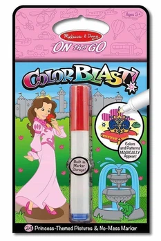 Чарівна розмальовка з маркером Принцеси Colorblast Book Melissa & Doug