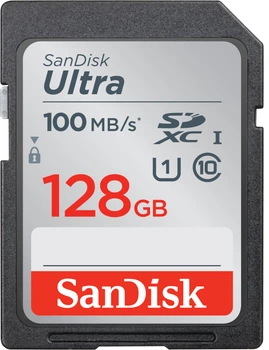 Карта пам'яті  SanDisk Ultra SDXC 128GB Class 10 UHS-I (SDSDUNR-128G-GN3IN)