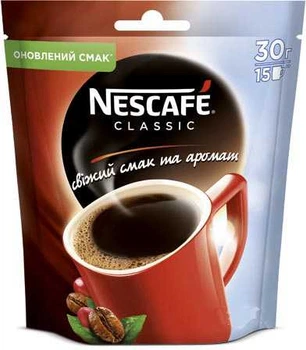 Кава Nescafe classic розчинна 30г (4823000919709)